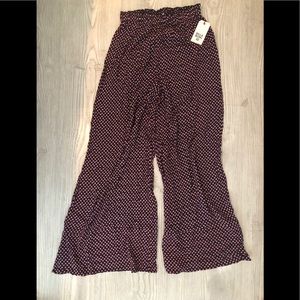 Billabong wide leg summer pants, NWT